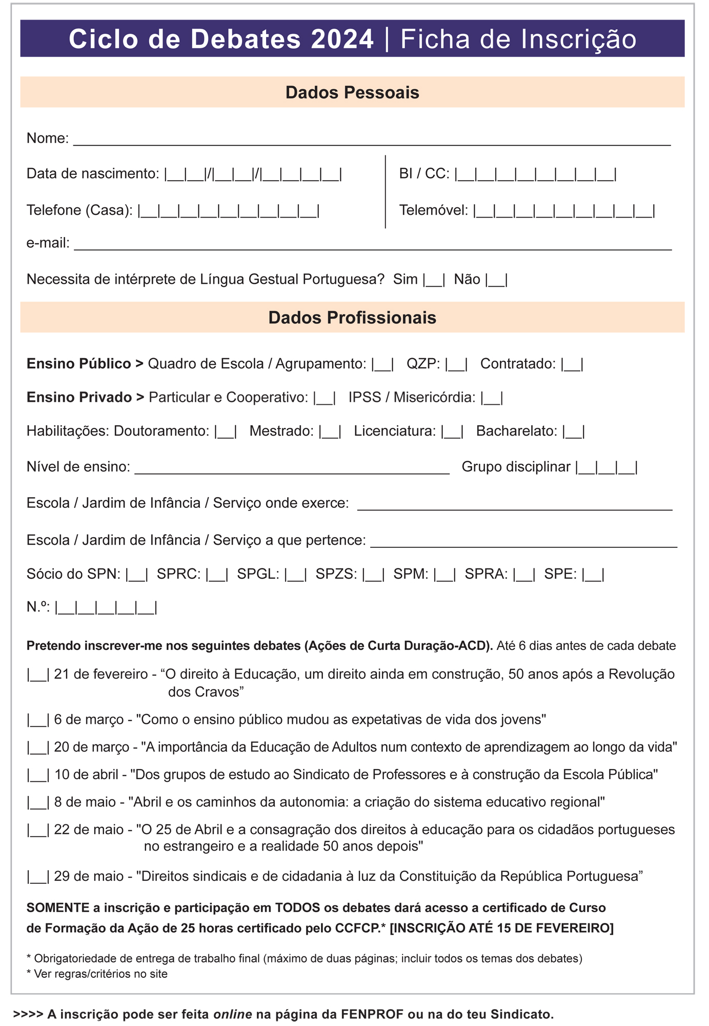 SPN Ciclo de Debates/2024